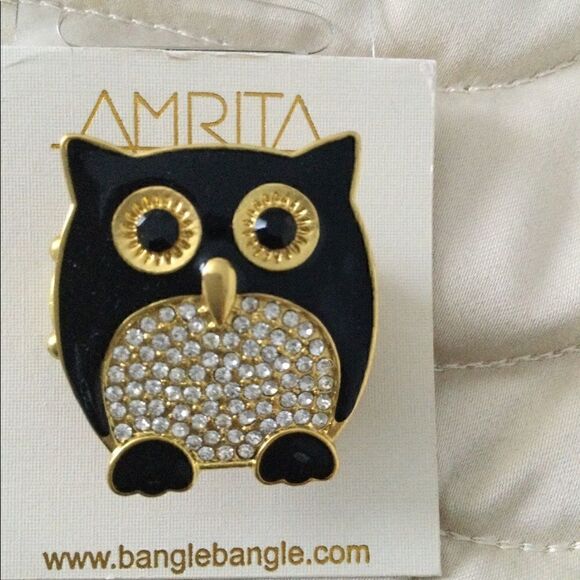 NWT Amrita Singh Owl stretch ring - Picture 5 of 5